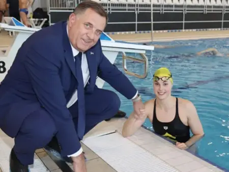 Milorad Dodik se susreo s Lanom Pudar u Trebinju