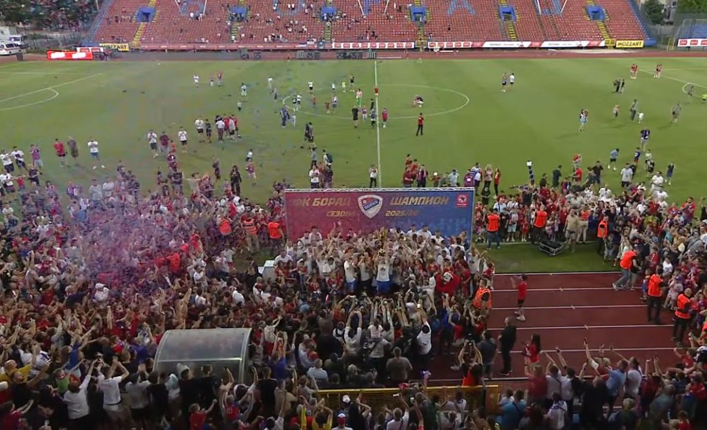 WWin liga BiH (36. kolo): Borac – Posušje 2:0
