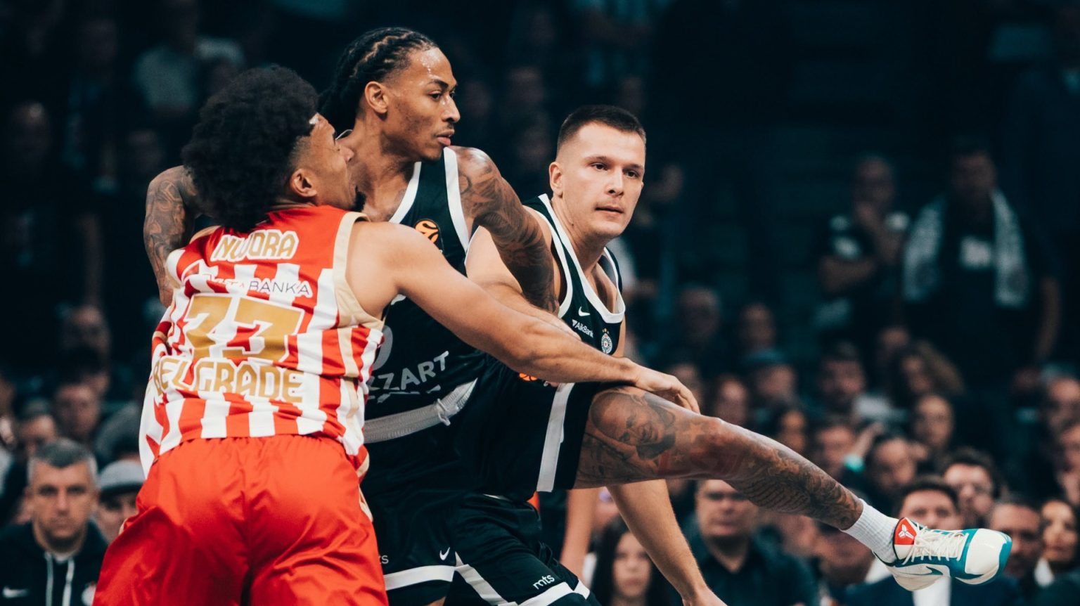 Euroliga: Partizan nakon produžetka pobijedio Zvezdu u velikom derbiju